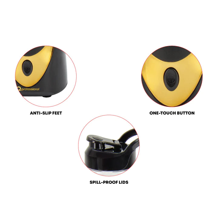 SQ Professional Twist-n-Blitz Nutrient Extractor -Black-Gold