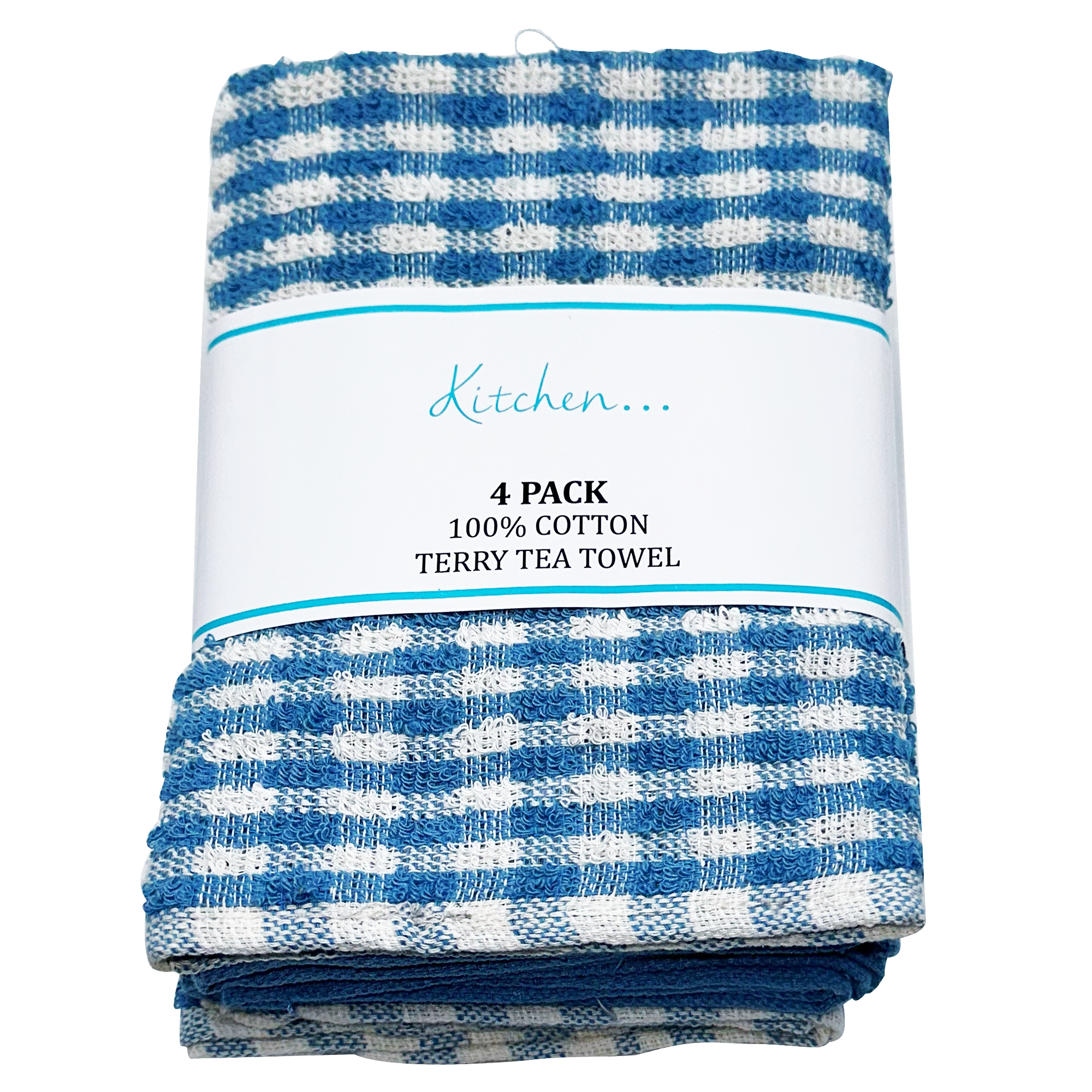 Kitchen Tea Towel 100% Cotton - 4 Pcs Set