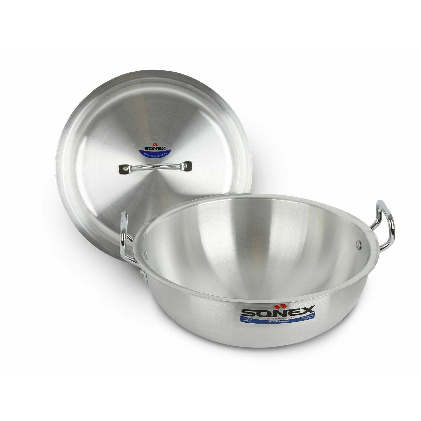 Sonex Aluminium Round Wok/Kadai 5 Pc Set