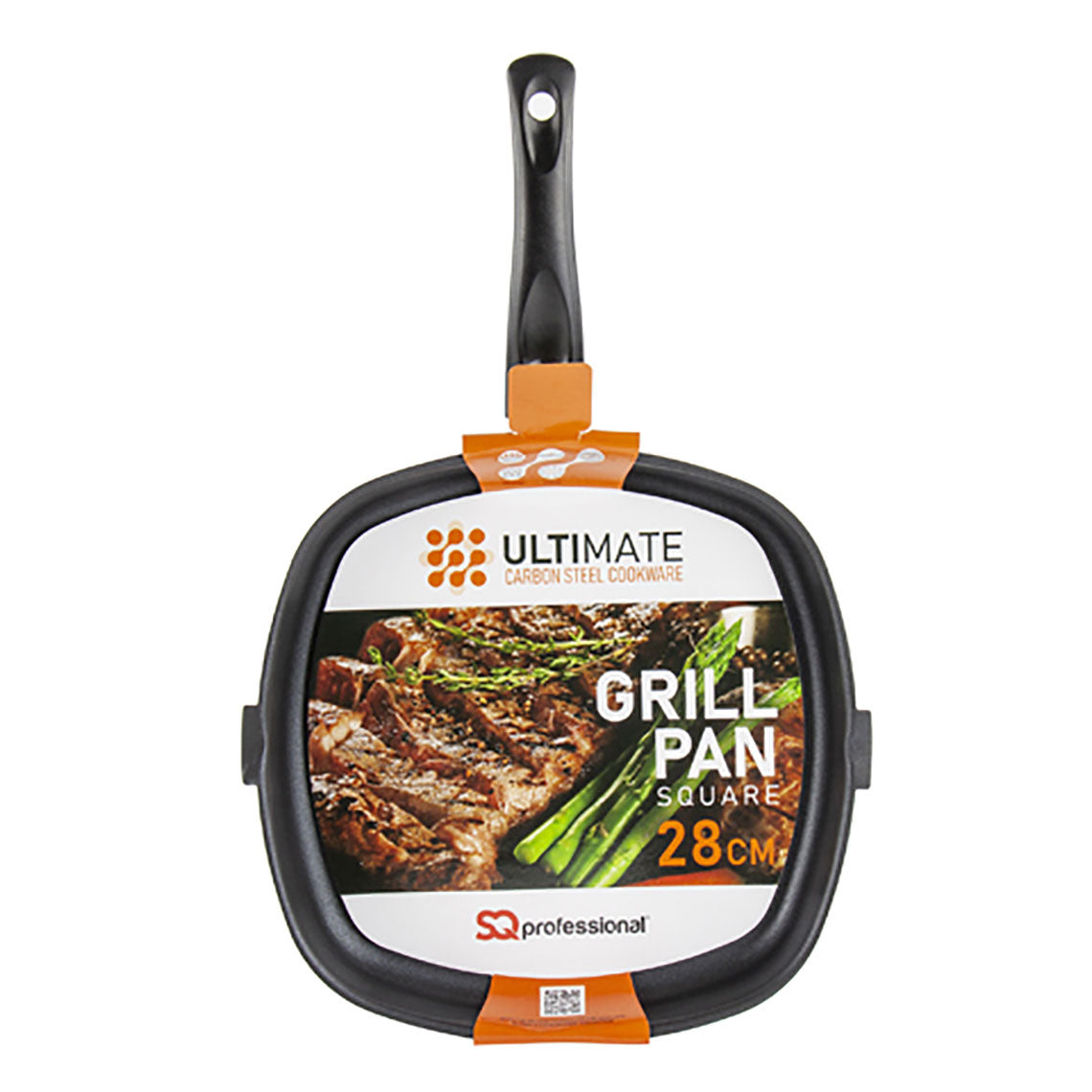 Non-Stick Square Grill Pan - Carbon Steel - ULTIMATE - 28CM