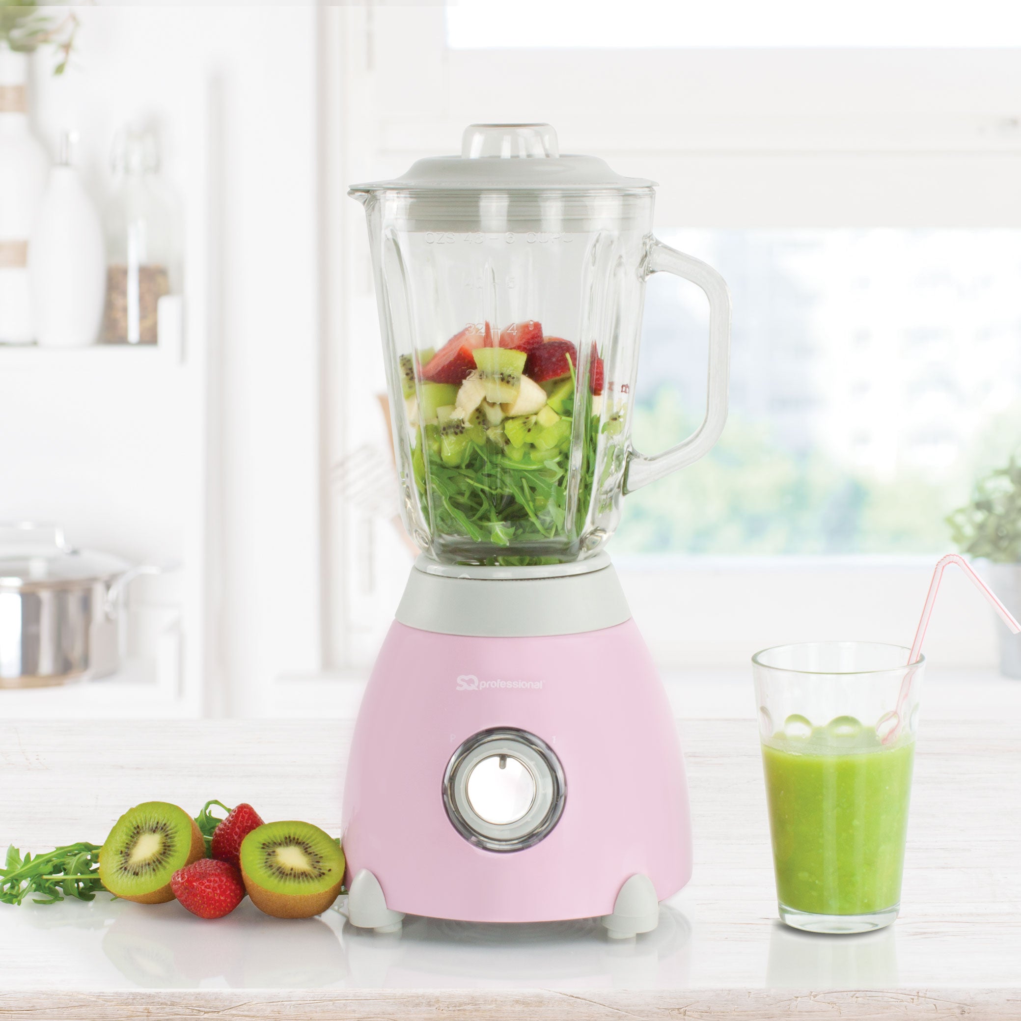 500W 2 in 1 Luminate Blender & Grinder - DAINTY - Appleblossom