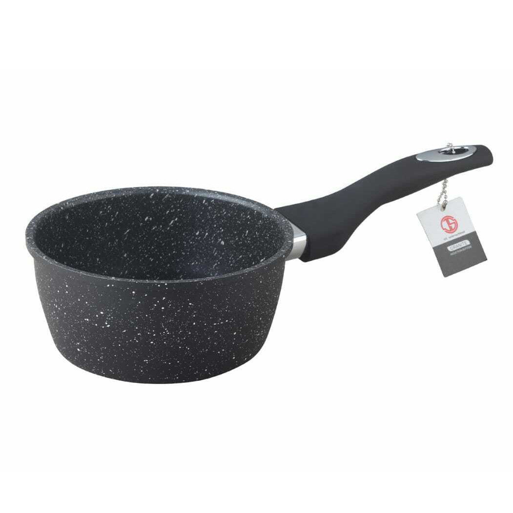 Marble Milk Pan - Induction Base - Black - 18 cm