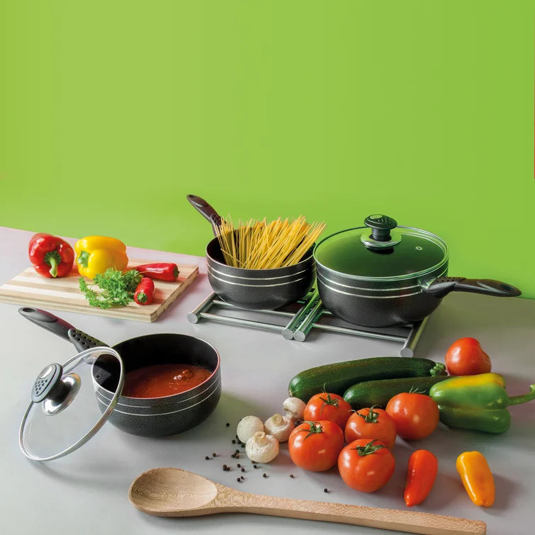 Non stick large saucepan sales