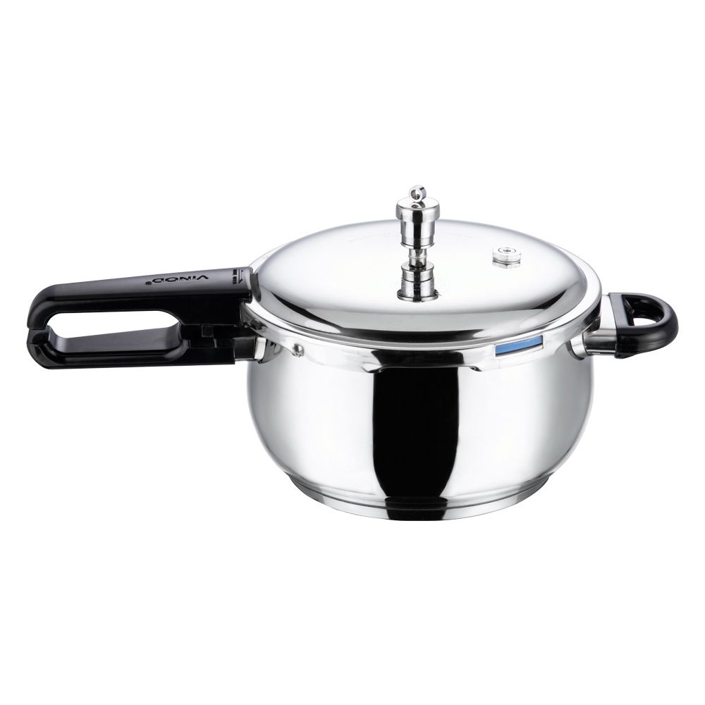 VINOD-Stainless Steel Pressure Cooker -1.5 L- Induction Base - SPLENDID PLUS -1.5 L