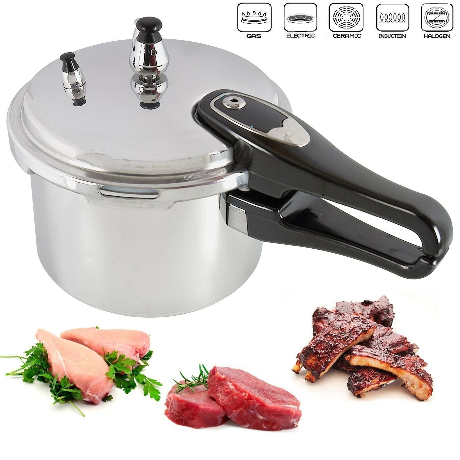 Pressure Cooker - Aluminium - 7 L