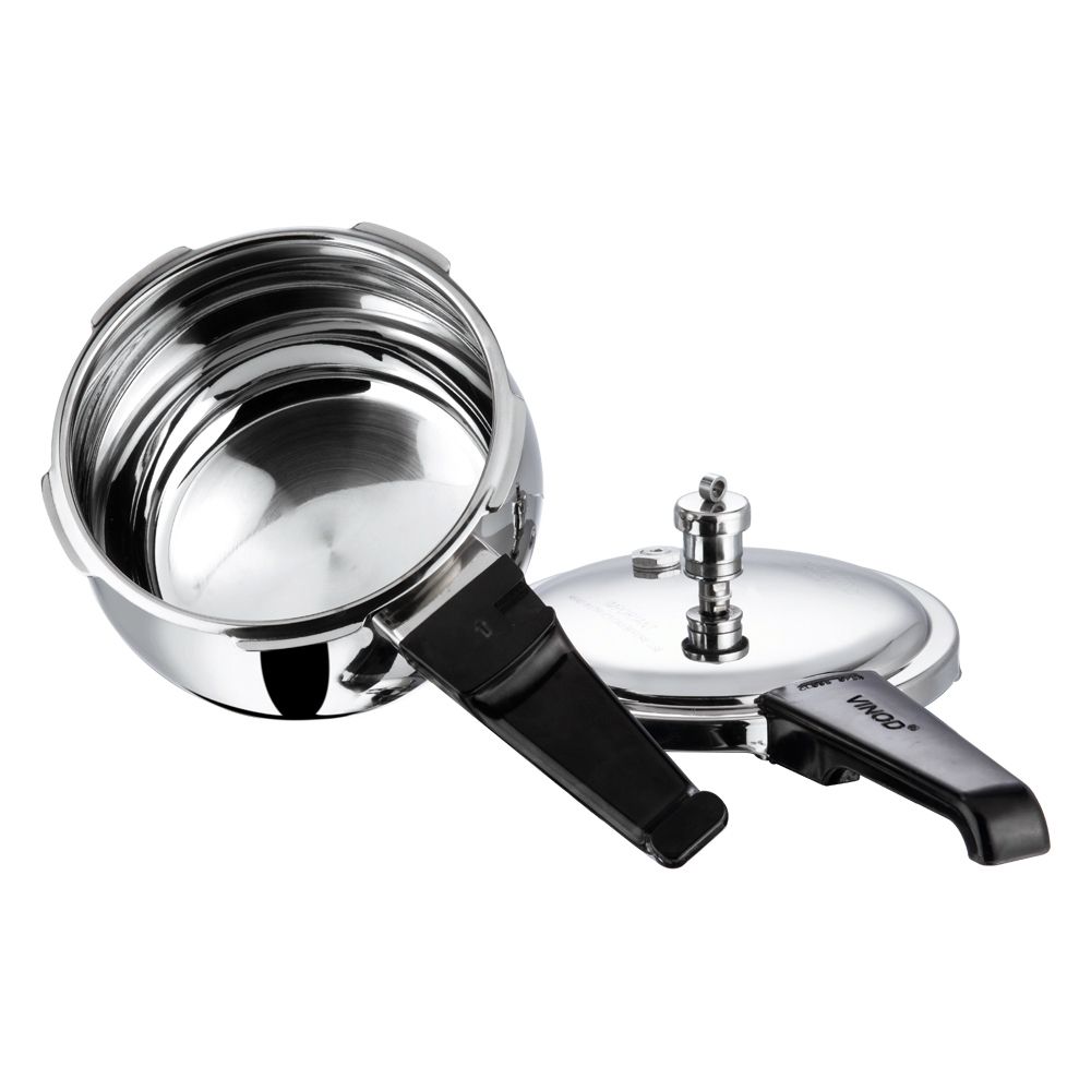 VINOD-Stainless Steel Pressure Cooker -1.5 L- Induction Base - SPLENDID PLUS -1.5 L